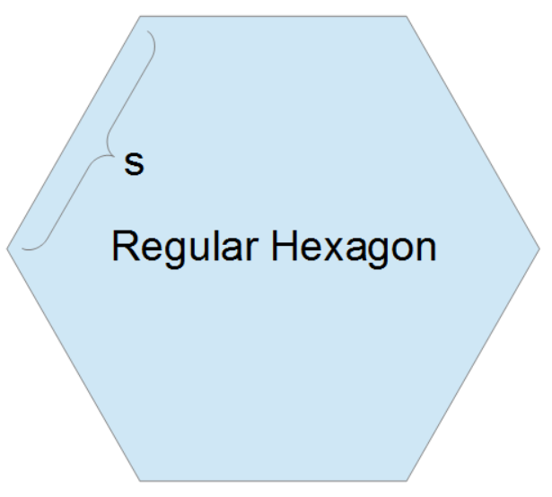 hexagon-column-surface-area