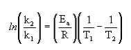 arrhenius equation calculator