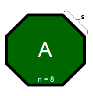 Polygon fence area diagram